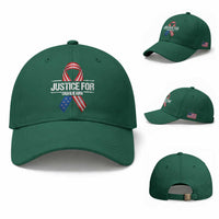 Justice For Charlie Kirk Baseball Cap Patriotic Tribute Human Rights Activist