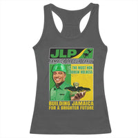 Andrew Holness Racerback Tank Top Building Jamaica For A Brighter Future Jamaica Labour Party - Wonder Print Shop