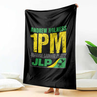 1PM Jamaica Andrew Holness Throw Blanket Jamaica Labour Party JPL Supporter - Wonder Print Shop