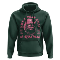 Western Xmas Hoodie Have A Holly Dolly Christmas Cowboy Santa TS11