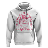 Western Xmas Hoodie Have A Holly Dolly Christmas Cowboy Santa TS11
