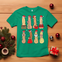 Funny Naughty Christmas Dirty Santa Hat Xmas Adult Humor T Shirt - Wonder Print Shop