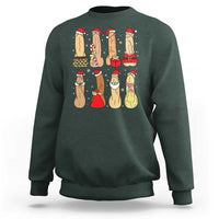 Funny Naughty Christmas Dirty Santa Hat Xmas Adult Humor Sweatshirt - Wonder Print Shop