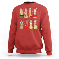Funny Naughty Christmas Dirty Santa Hat Xmas Adult Humor Sweatshirt - Wonder Print Shop