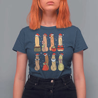 Funny Naughty Christmas Dirty Santa Hat Xmas Adult Humor T Shirt For Women - Wonder Print Shop