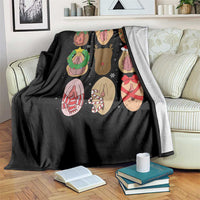 Funny Naughty Christmas Dirty Xmas Adult Humor Throw Blanket - Wonder Print Shop