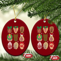Funny Naughty Christmas Dirty Xmas Adult Humor Ceramic Ornament - Wonder Print Shop