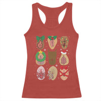 Funny Naughty Christmas Dirty Xmas Adult Humor Racerback Tank Top - Wonder Print Shop