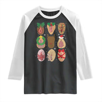 Funny Naughty Christmas Dirty Xmas Adult Humor Raglan Shirt - Wonder Print Shop