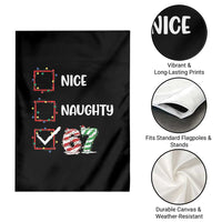 Funny Nice Naughty 67 Garden Flag Christmas Six Seven Meme Brainrot - Wonder Print Shop