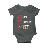 Funny Nice Naughty 67 Baby Onesie Christmas Six Seven Meme Brainrot - Wonder Print Shop