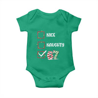 Funny Nice Naughty 67 Baby Onesie Christmas Six Seven Meme Brainrot - Wonder Print Shop