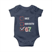 Funny Nice Naughty 67 Baby Onesie Christmas Six Seven Meme Brainrot - Wonder Print Shop