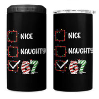 Funny Nice Naughty 67 4 in 1 Can Cooler Tumbler Christmas Six Seven Meme Brainrot - Wonder Print Shop