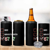 Funny Nice Naughty 67 4 in 1 Can Cooler Tumbler Christmas Six Seven Meme Brainrot - Wonder Print Shop