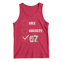 Funny Nice Naughty 67 Tank Top Christmas Six Seven Meme Brainrot - Wonder Print Shop