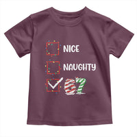 Funny Nice Naughty 67 Toddler T Shirt Christmas Six Seven Meme Brainrot - Wonder Print Shop