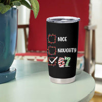Funny Nice Naughty 67 Tumbler Cup Christmas Six Seven Meme Brainrot - Wonder Print Shop