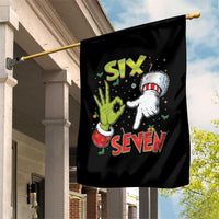 Funny Six Seven Christmas Garden Flag 67 Meme Xmas Santa Elf Hand Gen Alpha - Wonder Print Shop