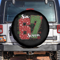 67 Christmas Spare Tire Cover Funny Six Seven Meme Gen Alpha Slang Snowflake - Wonder Print Shop