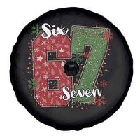 67 Christmas Spare Tire Cover Funny Six Seven Meme Gen Alpha Slang Snowflake - Wonder Print Shop