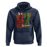67 Christmas Hoodie Funny Six Seven Meme Gen Alpha Slang Snowflake - Wonder Print Shop