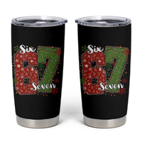 67 Christmas Tumbler Cup Funny Six Seven Meme Gen Alpha Slang Snowflake - Wonder Print Shop