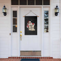 Funny 67 Christmas Garden Flag Naughty List Kids Who Say Six Seven Santa - Wonder Print Shop