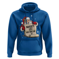 Funny 67 Christmas Hoodie Naughty List Kids Who Say Six Seven Santa - Wonder Print Shop
