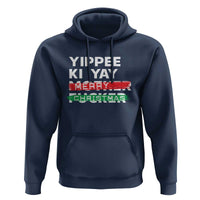 Funny Yippee Ki Yay Merry Christmas Hoodie Nakatomi Plaza Brushed