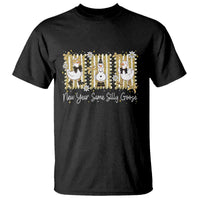 Funny New Year Same Silly Goose T Shirt New Year Eve Goose Squad Faux Glitter - Wonder Print Shop