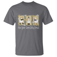 Funny New Year Same Silly Goose T Shirt New Year Eve Goose Squad Faux Glitter - Wonder Print Shop