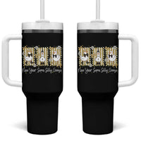 Funny New Year Same Silly Goose Tumbler With Handle New Year Eve Goose Squad Faux Glitter - Wonder Print Shop