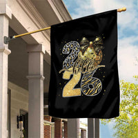 Happy New Year 2026 Garden Flag Hello 2026 Disco Ball Coquette Bow Faux Glitter - Wonder Print Shop