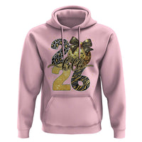 Happy New Year 2026 Hoodie Hello 2026 Disco Ball Coquette Bow Faux Glitter - Wonder Print Shop
