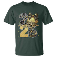 Happy New Year 2026 T Shirt Hello 2026 Disco Ball Coquette Bow Faux Glitter - Wonder Print Shop
