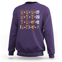 Funny 67 Kwanzaa Math Sweatshirt Six Seven Meme Kinara Candles African American Christmas - Wonder Print Shop