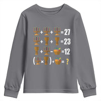 Funny 67 Kwanzaa Math Youth Sweatshirt Six Seven Meme Kinara Candles African American Christmas - Wonder Print Shop