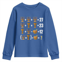 Funny 67 Kwanzaa Math Youth Sweatshirt Six Seven Meme Kinara Candles African American Christmas - Wonder Print Shop