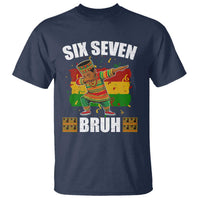Funny 67 Kwanzaa T Shirt Six Seven Bruh Dabbing African Heritage - Wonder Print Shop