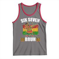 Funny 67 Kwanzaa Tank Top Six Seven Bruh Dabbing African Heritage - Wonder Print Shop