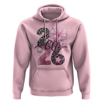 Happy New Year 2026 Hoodie Hello 2026 Disco Ball Pink Coquette Bow Faux Glitter - Wonder Print Shop