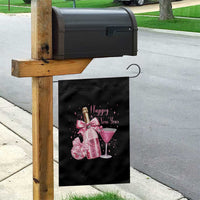 Happy New Year 2026 New Years Eve Party Garden Flag Pink Cocktail Disco Ball - Wonder Print Shop