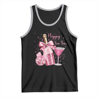 Happy New Year 2026 New Years Eve Party Tank Top Pink Cocktail Disco Ball - Wonder Print Shop