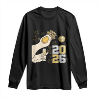 Funny New Years Eve Silly Goose 2026 Long Sleeve Shirt New Year Party - Wonder Print Shop