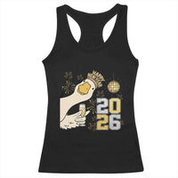 Funny New Years Eve Silly Goose 2026 Racerback Tank Top New Year Party - Wonder Print Shop