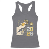 Funny New Years Eve Silly Goose 2026 Racerback Tank Top New Year Party - Wonder Print Shop