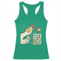 Funny New Years Eve Silly Goose 2026 Racerback Tank Top New Year Party - Wonder Print Shop