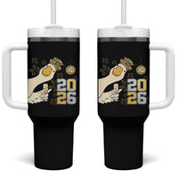 Funny New Years Eve Silly Goose 2026 Tumbler With Handle New Year Party - Wonder Print Shop