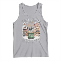 Funny Raccoon Rollin Into 2026 Tank Top New Year Dumpster Fire Firework - Wonder Print Shop